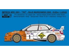 Decal – Impreza WRC 2002 - Rajd Warszawski 2003 1/24